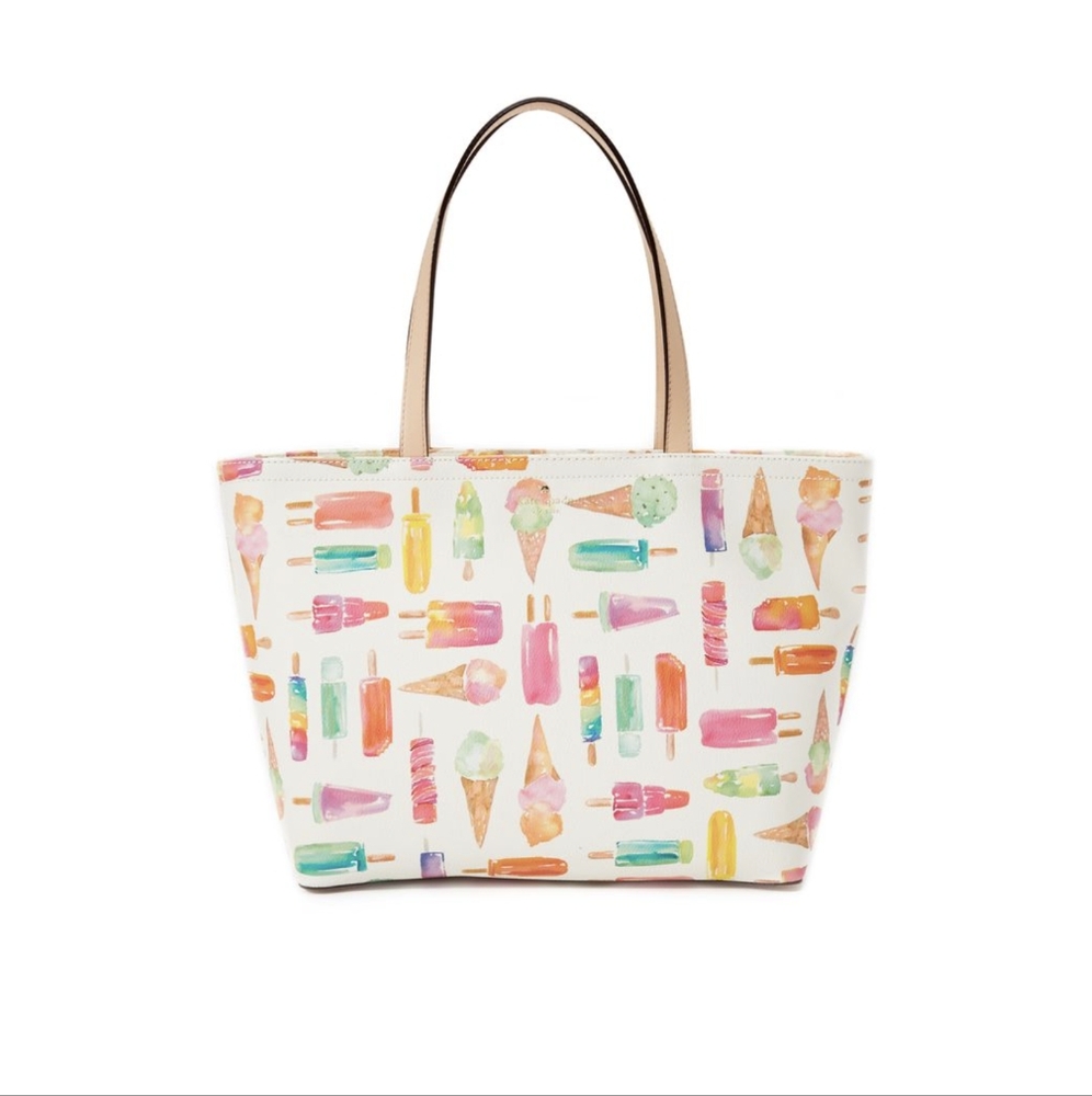Kate Spade Ice Cream Print Tote